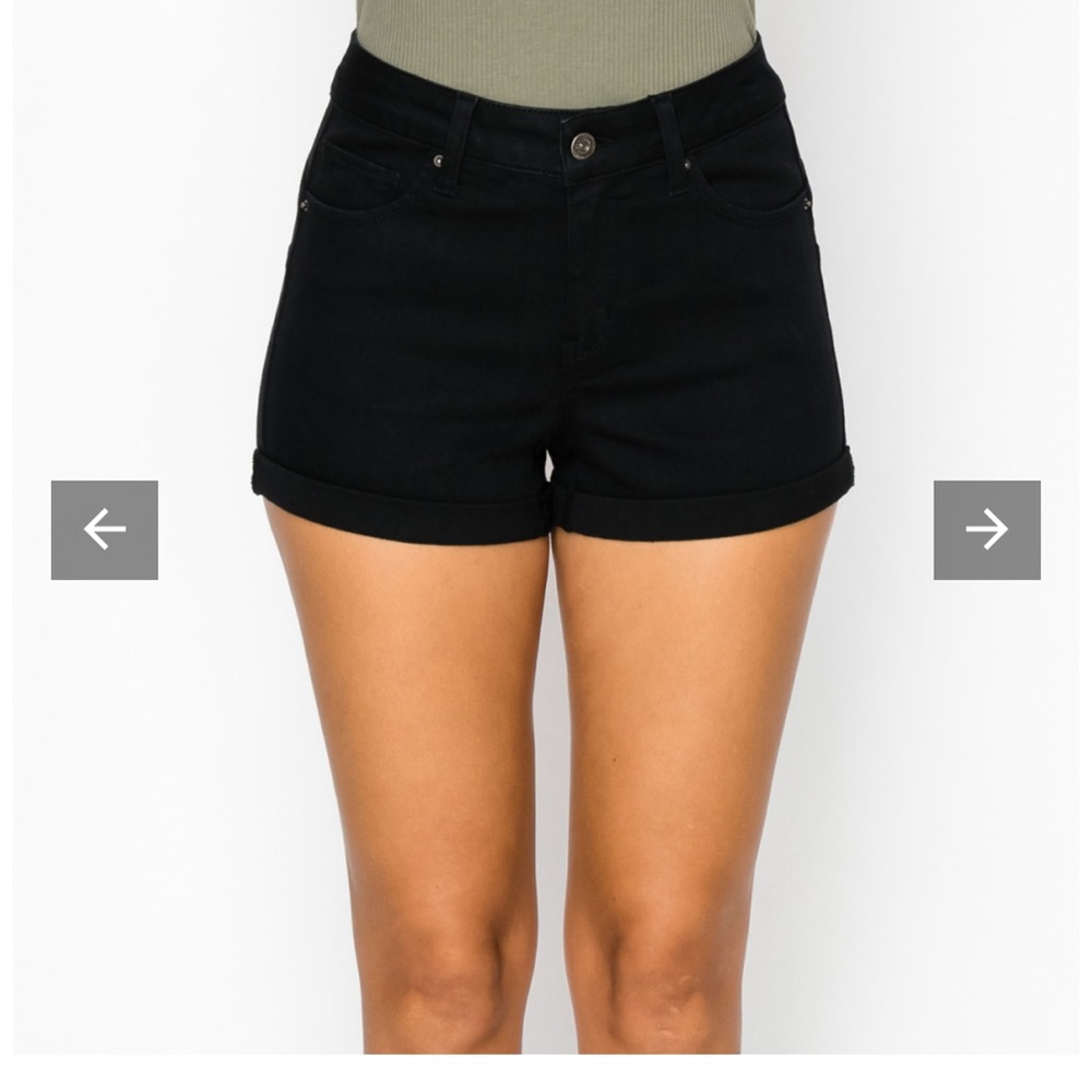 NWT HIGH WAIST WAX JEAN SHORTS